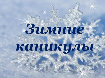 Зимние каникулы