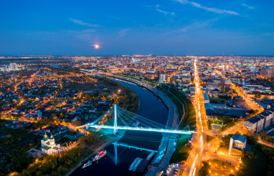 Выставка пленэрных работ, посвященная юбилею города Тюмени.