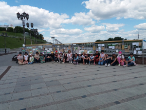 В завершение учебного года моментально пролетел первый пленэр первых классов.