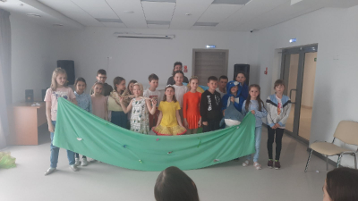 В этом году Летняя смена проходила и на территории нового корпуса ДШИ &quot;Гармония&quot; на Заполярной